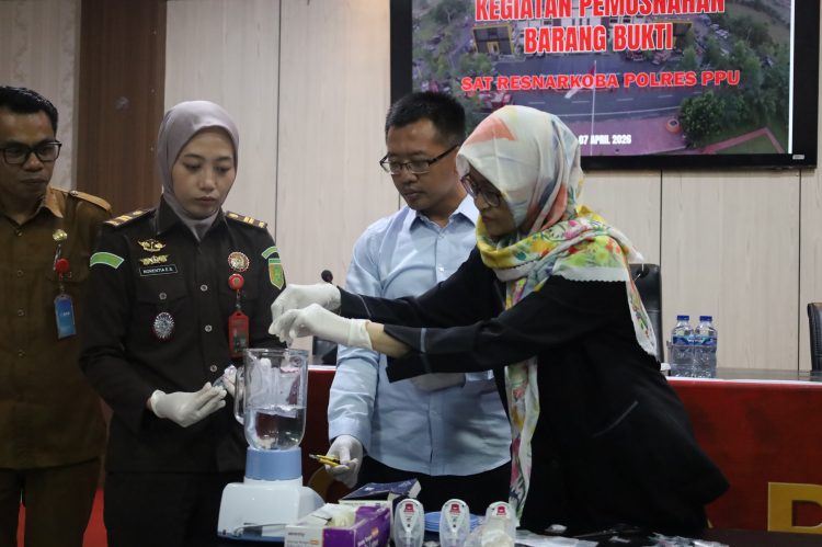 Polres PPU Hancurkan 15,4 Gram Sabu: Perang Tanpa Ampun, Tanpa Celah