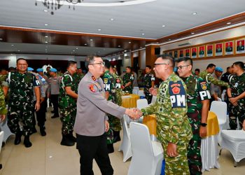 Harmoni Sinergi TNI–Polri Menguat dalam Coffee Morning & Halal Bihalal 1447 H