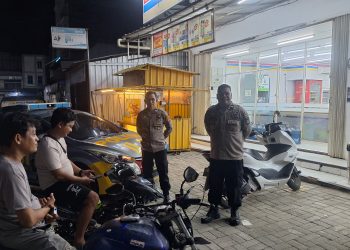 Cegah Kriminalitas dan Balap Liar, Polsek Maniangpajo Gelar Patroli KRYD di Wilayah Hukumnya.