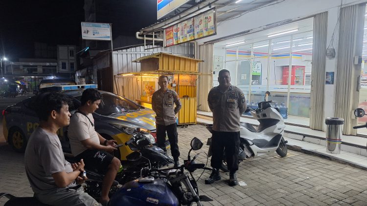 Cegah Kriminalitas dan Balap Liar, Polsek Maniangpajo Gelar Patroli KRYD di Wilayah Hukumnya.