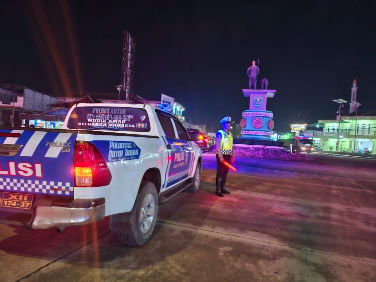 Tanpa Kompromi, Satlantas Kutim Sikat Balap Liar Lewat Patroli Dini Hari