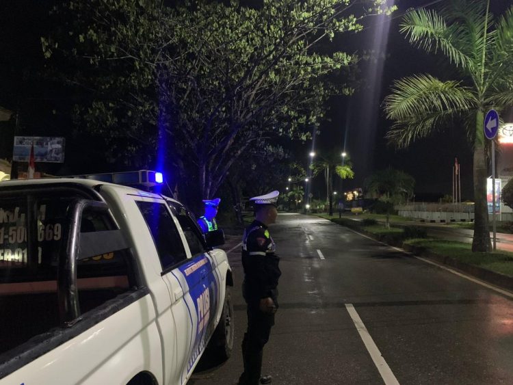 Polres Kutim Perketat Blue Light Patrol, Balap Liar Diperingatkan: Tak Ada Toleransi
