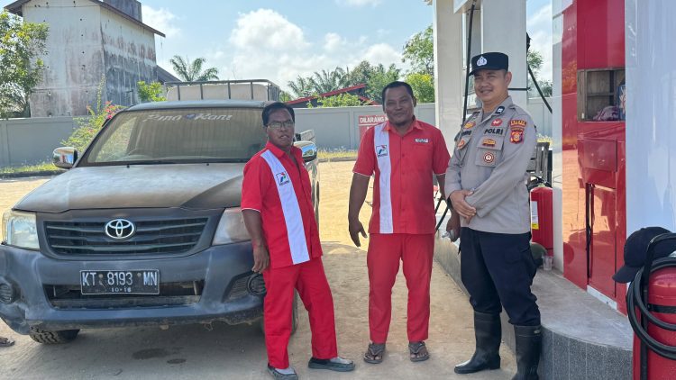 Polsek Muara Wahau Kawal Ketat Distribusi BBM di Telen, Pengetap Diperingatkan