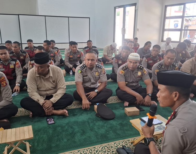 Binrohtal Jadi Pilar Penguatan Integritas, Wakapolres Kutai Timur Tekankan Keseimbangan Spiritual dan Profesionalisme