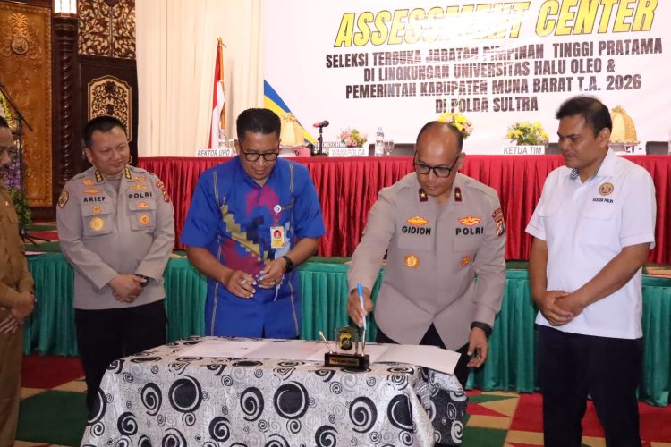 Polda Sultra Gandeng UHO, Perkuat Assessment Center untuk Cetak SDM Polri Profesional